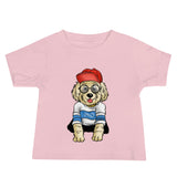 Baby Jersey Short Sleeve Tee, Baby t-shirt, kids t-shirt, baby t-shirts, Mr Eddy, front, Waldo Beyond the Walls, 6-12m 12-18m 18-24m - Waldo Fashion