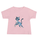Baby Jersey Short Sleeve Tee, Baby T-Shirt, Shadow Cat, Waldo Beyond the Walls, Size: 6-12m, 12-18m, 18 - 24m - Waldo Fashion