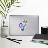 Bubble-free stickers, Birdhead sticker - Waldo Fashion