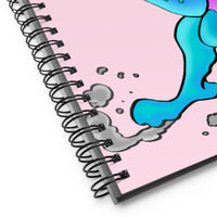 Spiral notebook, featuring "Birdhead" aka "SleepyHead". - Waldo Fashion