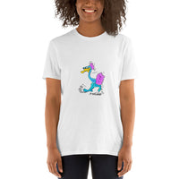Short-Sleeve Unisex T-Shirt, T-Shirts, Women's T-Shirts, Men's T-Shirts, Birdhead running, Beyond the Walls, - Waldo Fashion