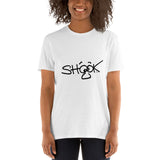 Short-Sleeve Unisex T-Shirt, Unisex T-Shirts, SHOOK, men's t-shirt, men's t-shirts, women's t-shirt, women's t-shirt, SHOOK t-shirt, S, M, L, XL,2 XL, 3XL - Waldo Fashion