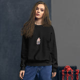 Unisex Sweatshirt, Waldo Beyond the Walls, Waldo front, Ninja space warriors group back - Borden Fashion
