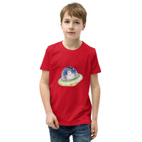 Youth Short Sleeve T-Shirt, Kids T-Shirt's, Kids T-Shirt, UFO, Beyond The Walls, Sizes: S M L - Waldo Fashion